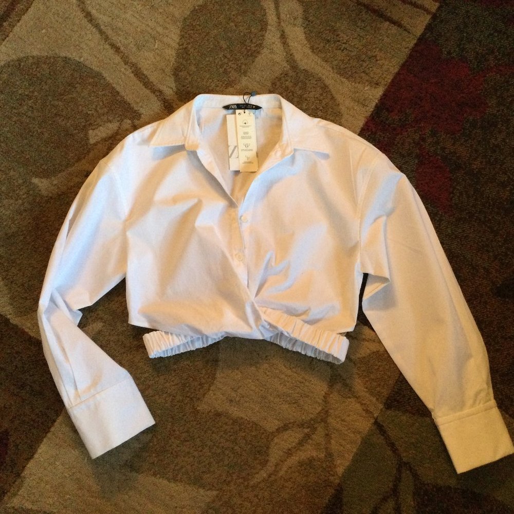 ZARA Women's Button Blouse